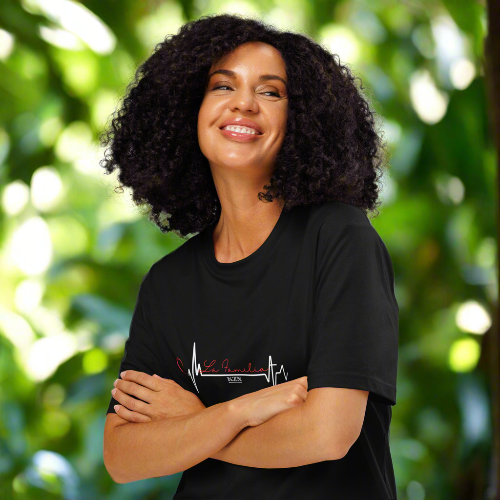 La Familia ribbed neck t-shirt